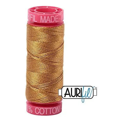 Aurifil Mako 12wt Cotton 50 m 54 yd. spool - 2975 Brass
