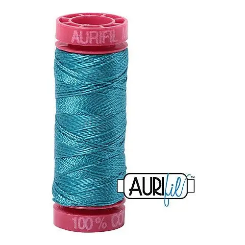 Aurifil Mako 12wt Cotton 50 m 54 yd. spool - 4182 Dark Turquoise