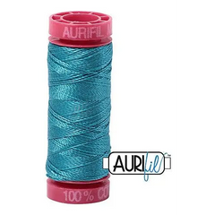 Aurifil Mako 12wt Cotton 50 m 54 yd. spool - 4182 Dark Turquoise