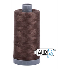 Aurifil Mako 28wt Cotton 750 m 820 yd. spool - 1140 Bark