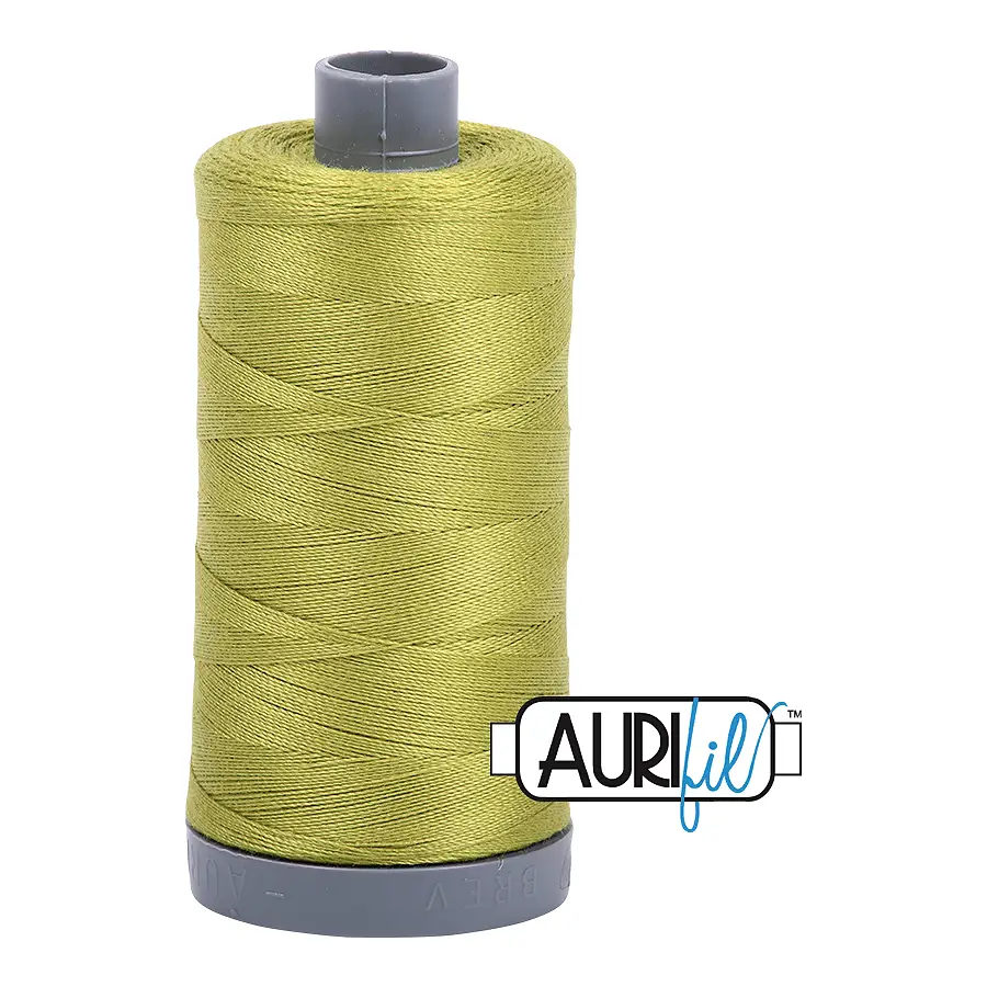 Aurifil Mako 28wt Cotton 750 m 820 yd. spool - 1147 Light Leaf Green