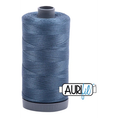 Aurifil Mako 28wt Cotton 750 m 820 yd. spool - 1310 Medium Blue Grey