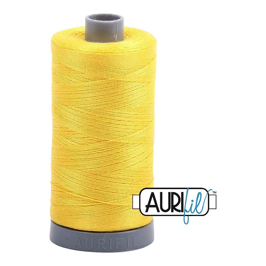 Aurifil Mako 28wt Cotton 750 m 820 yd. spool - 2120 Canary