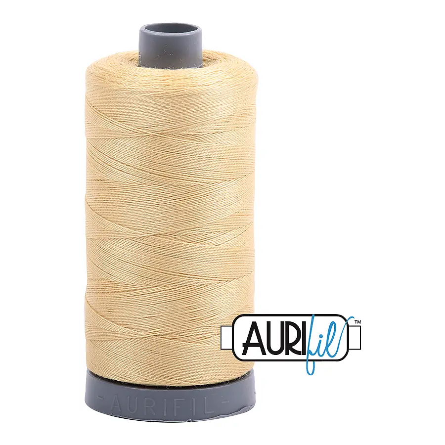 Aurifil Mako 28wt Cotton 750 m 820 yd. spool - 2125 Wheat