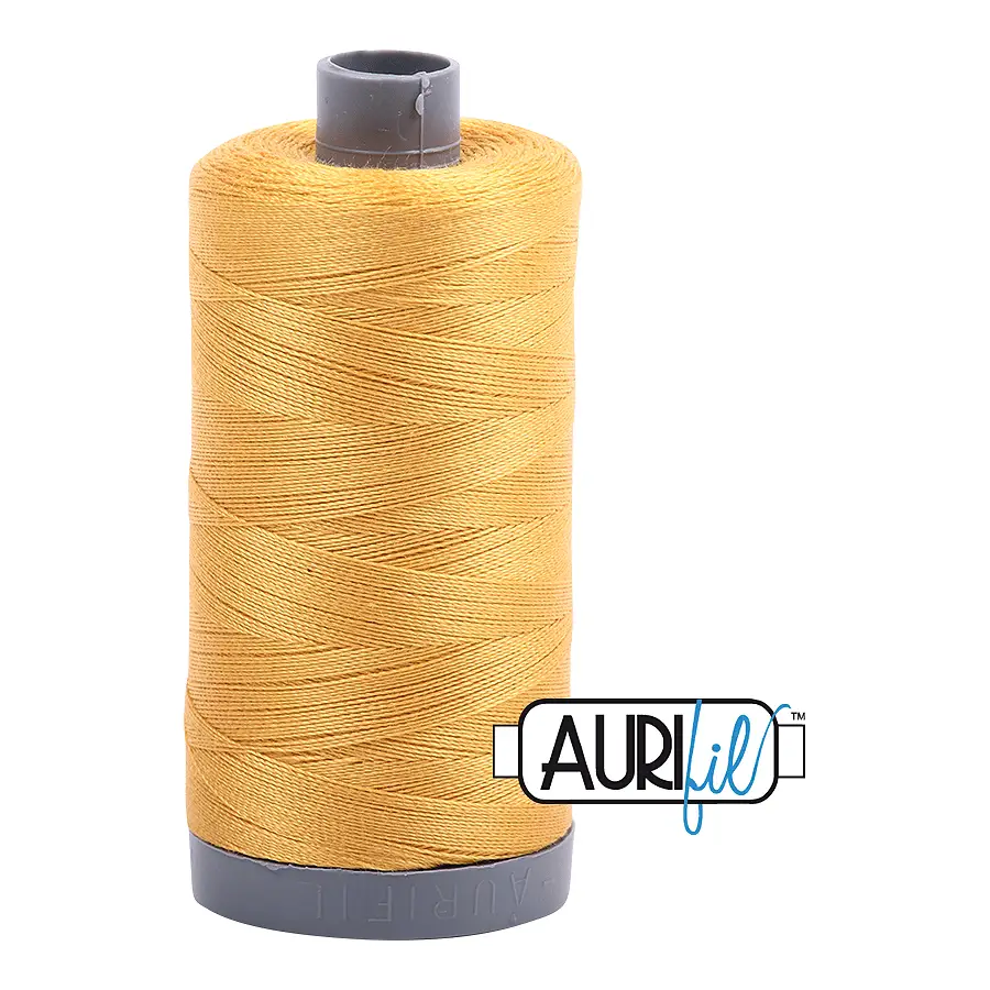 Aurifil Mako 28wt Cotton 750 m 820 yd. spool - 2132 Tarnished Gold