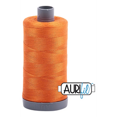 Aurifil Mako 28wt Cotton 750 m 820 yd. spool - 2150 Pumpkin