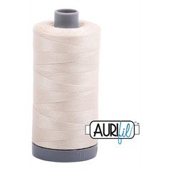 Aurifil Mako 28wt Cotton 750 m 820 yd. spool - 2310 Light Beige