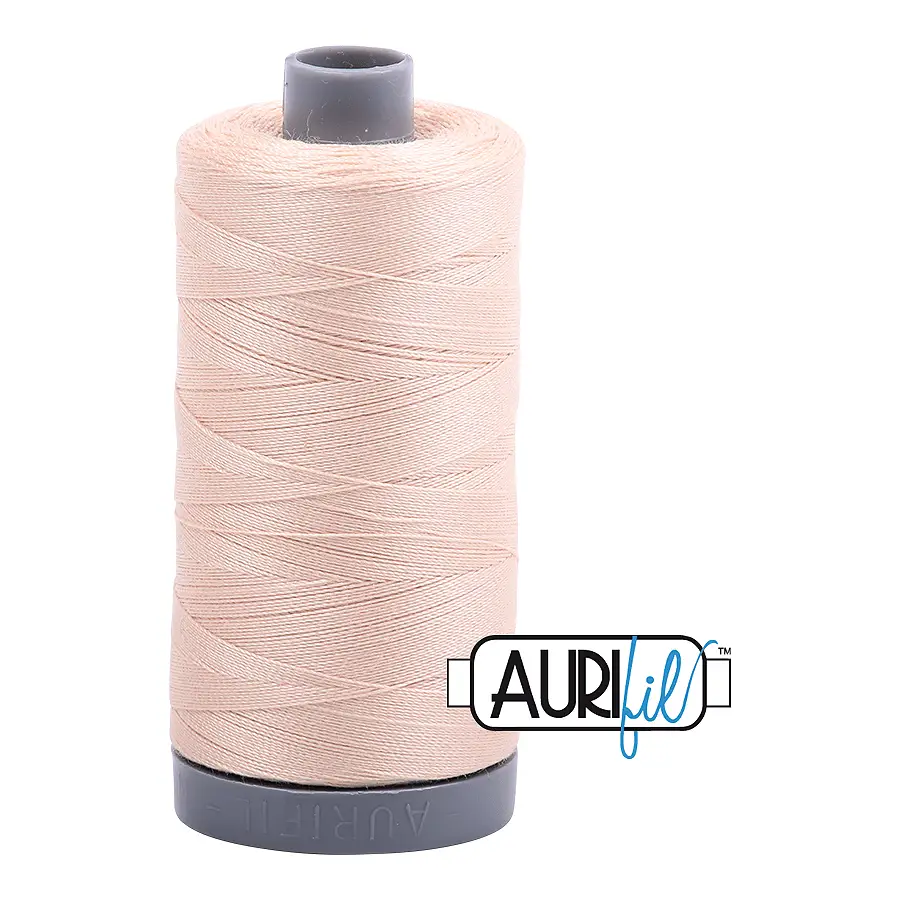 Aurifil Mako 28wt Cotton 750 m 820 yd. spool - 2315 Shell