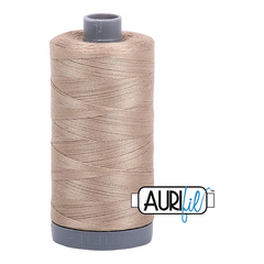 Aurifil Mako 28wt Cotton 750 m 820 yd. spool - 2325 Linen