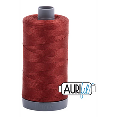 Aurifil Mako 28wt Cotton 750 m 820 yd. spool - 2355 Rust