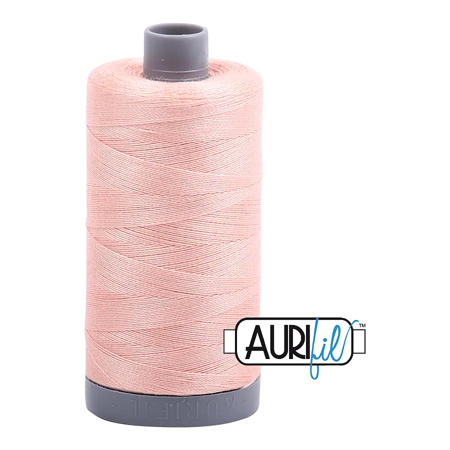 Aurifil Mako 28wt Cotton 750 m 820 yd. spool - 2440 Peony