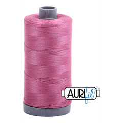 Aurifil Mako 28wt Cotton 750 m 820 yd. spool - 2452 Dusty Rose