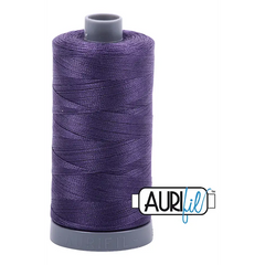 Aurifil Mako 28wt Cotton 750 m 820 yd. spool - 2581 Dark Dusty Grape