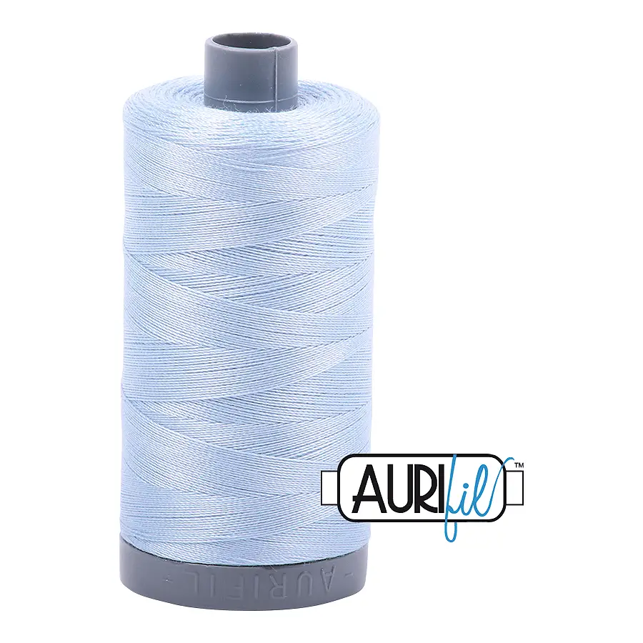 Aurifil Mako 28wt Cotton 750 m 820 yd. spool - 2710 Light Robins Egg