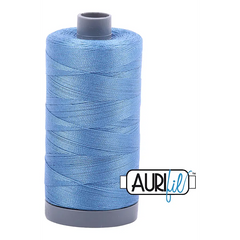 Aurifil Mako 28wt Cotton 750 m 820 yd. spool - 2725 Light Wedgewood