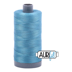 Aurifil Mako 28wt Cotton 750 m 820 yd. spool - 2815 Teal
