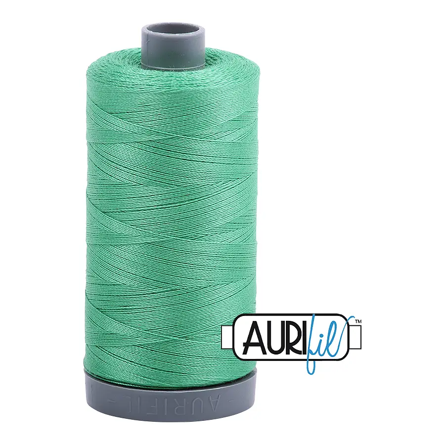 Aurifil Mako 28wt Cotton 750 m 820 yd. spool - 2860 Light Emerald