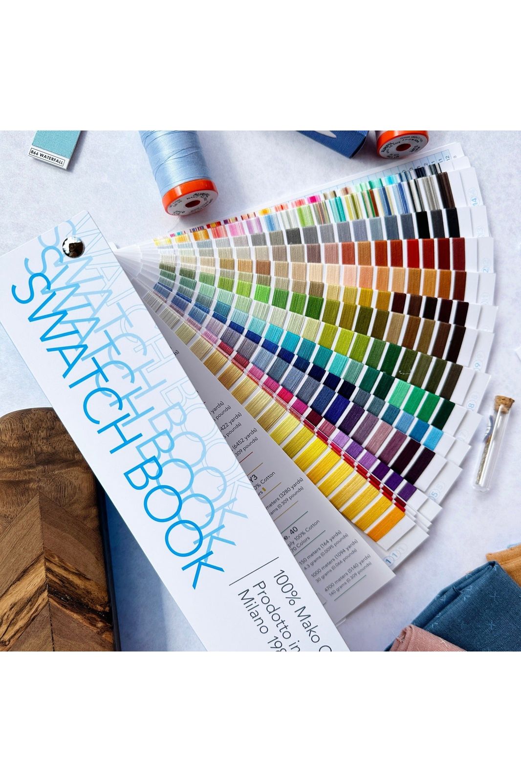 Aurifil Cotton Thread Swatch Book
