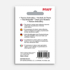PFAFF® Titanium Embroidery Needles Size 90/14 5-Pack