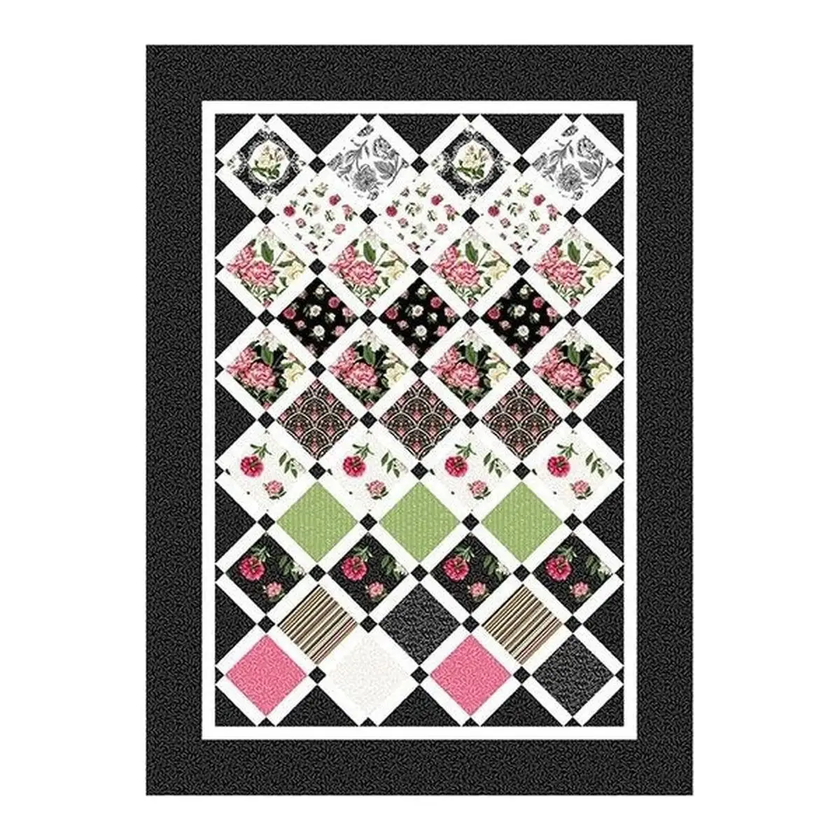 Bloom on Point Quilt Pattern