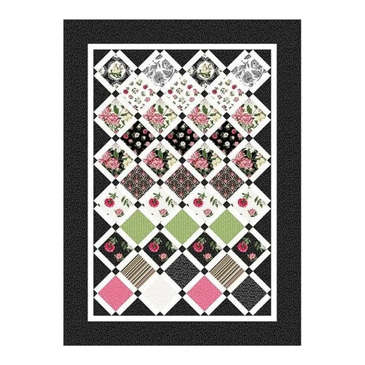 Bloom on Point Quilt Pattern