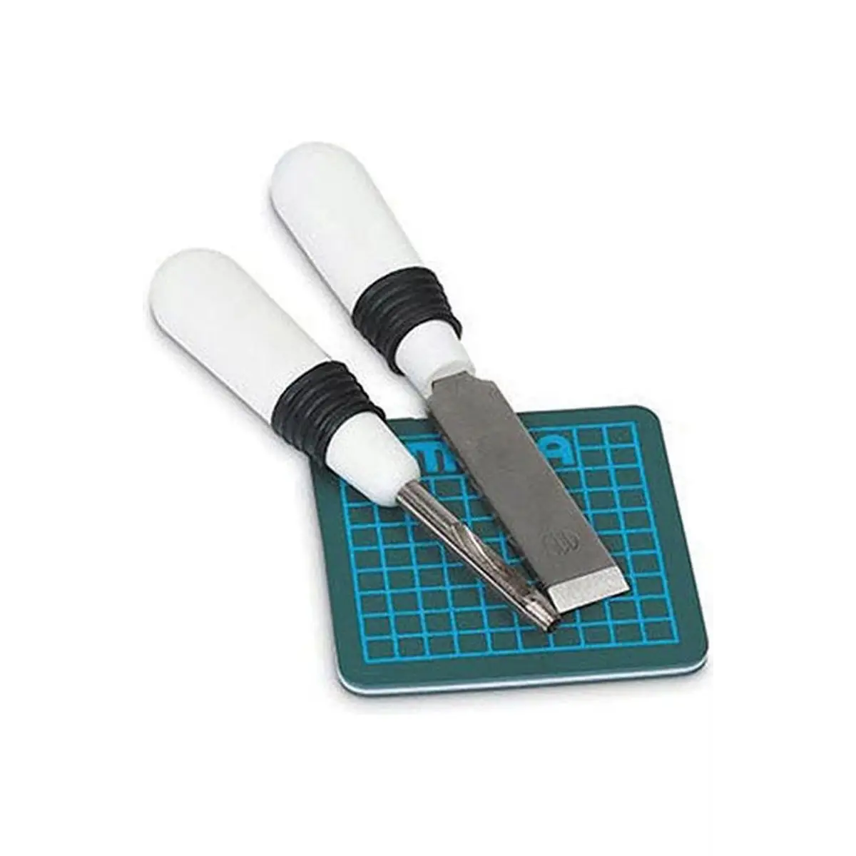 BUTTONHOLE CUTTER 3 PIECE SET KEYHOLESTRAIGHTCUTTER/MAT