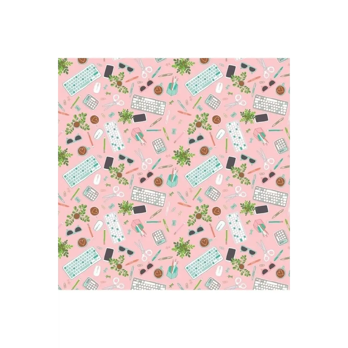 Fabric, Camelot Fabrics - Desk Lay Flat - Pink