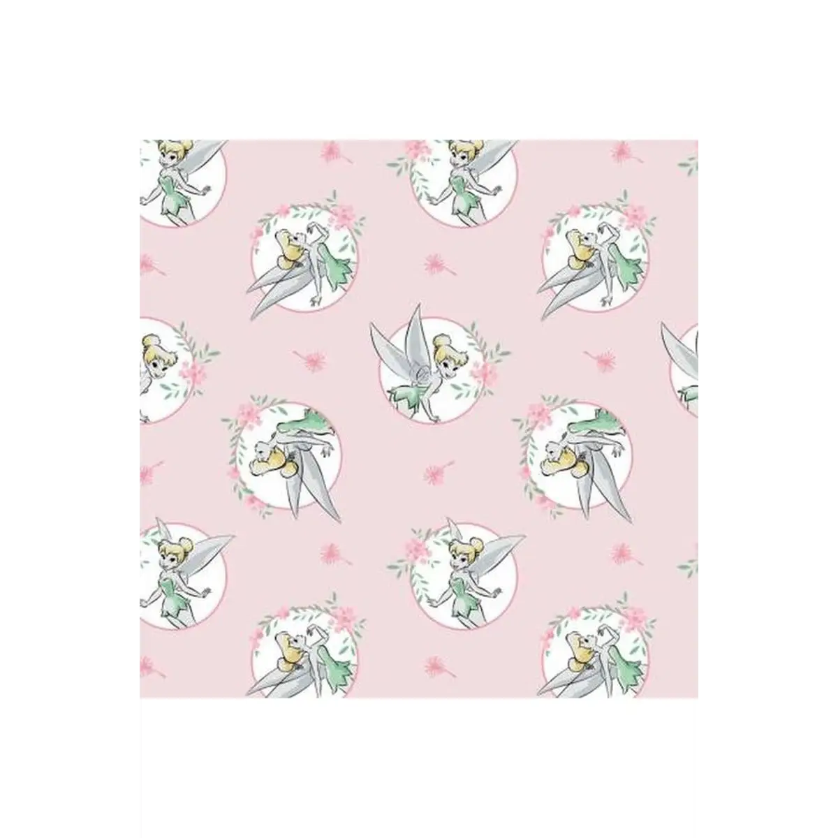 Light Pink Disney Tinkerbell Floral Frame