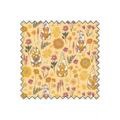 Fabric, Camelot Fabrics, Gnome Collection - Gnome Worry Be Happy