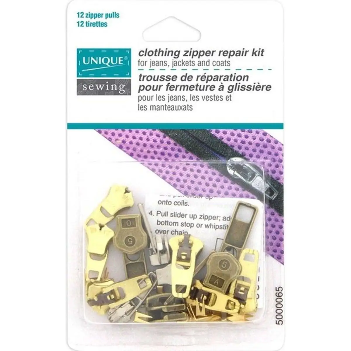 Clothing Zipper Repair Kit