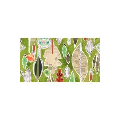 Fabric, Dear Stella Fabrics, Leaf Collage Multi