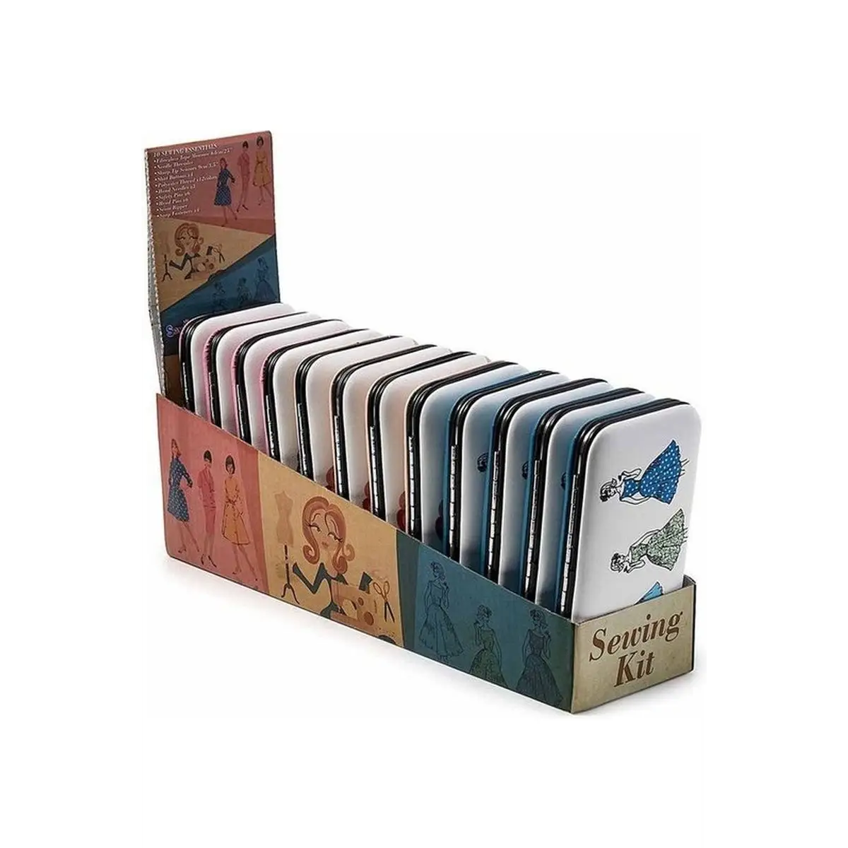 Faux Leather Deluxe Sewing Kit Assortment