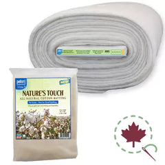 Nature's Touch All Natural Cotton Batting - 96" x 9 YDS