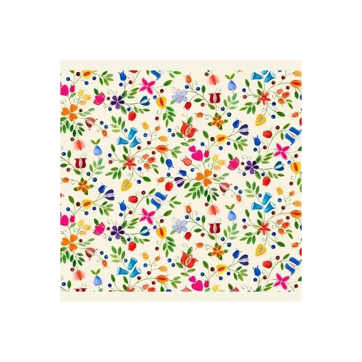 Shawl Dancers Small Floral Cream - 32002-CRE