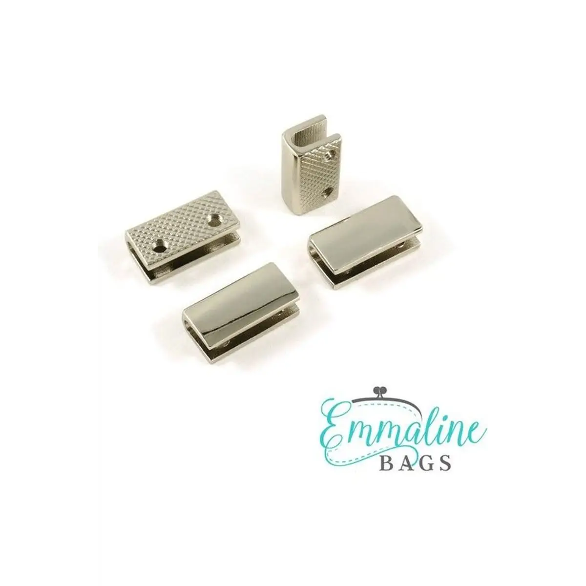 Rectangular Strap End Caps 3/4" wide 4 Pack