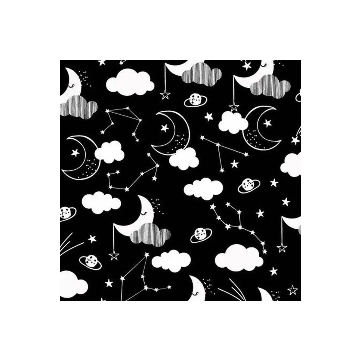 DFDM Black Night Sky Flannel