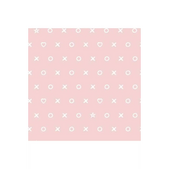 DFDM Pink Hugs/Kisses Flannel