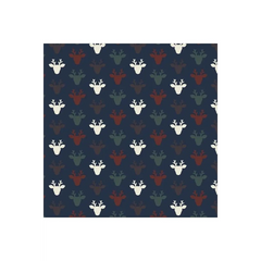 Hudson Deer Flannel Navy- 82220103B-04