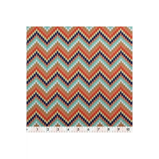 Fabric, Fabric Creations, Multi Feather and Arrow 100% Cotton
