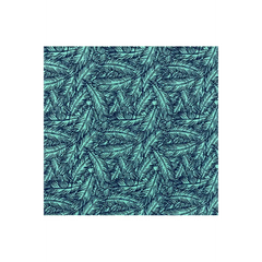 Fabric Creations Navy Feather 100% Cotton