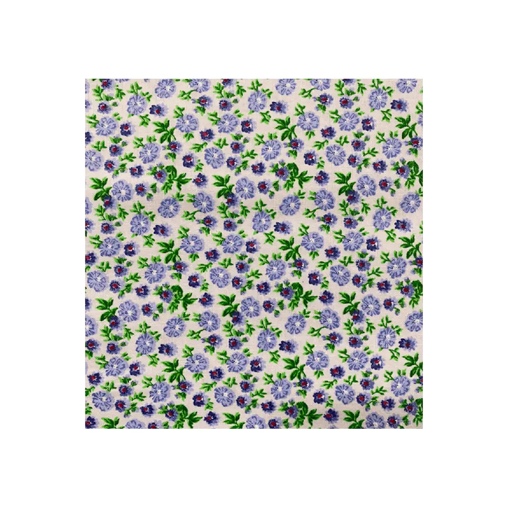 Fabric Creations Traditional Rose Blue 100% Cotton
