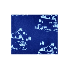 Printed Mountain Flannel Navy 11-0043-2384
