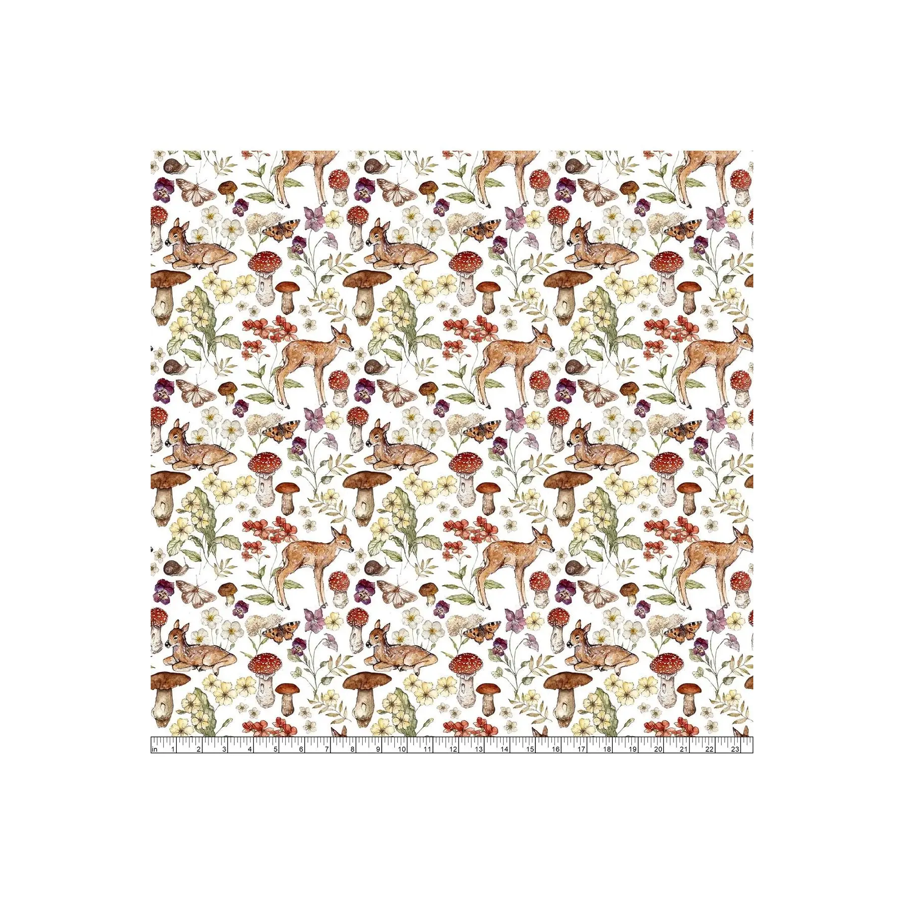 Fabric, Figo Fabrics, Heavenly Hedgerow Collection, Trees - 90581-10