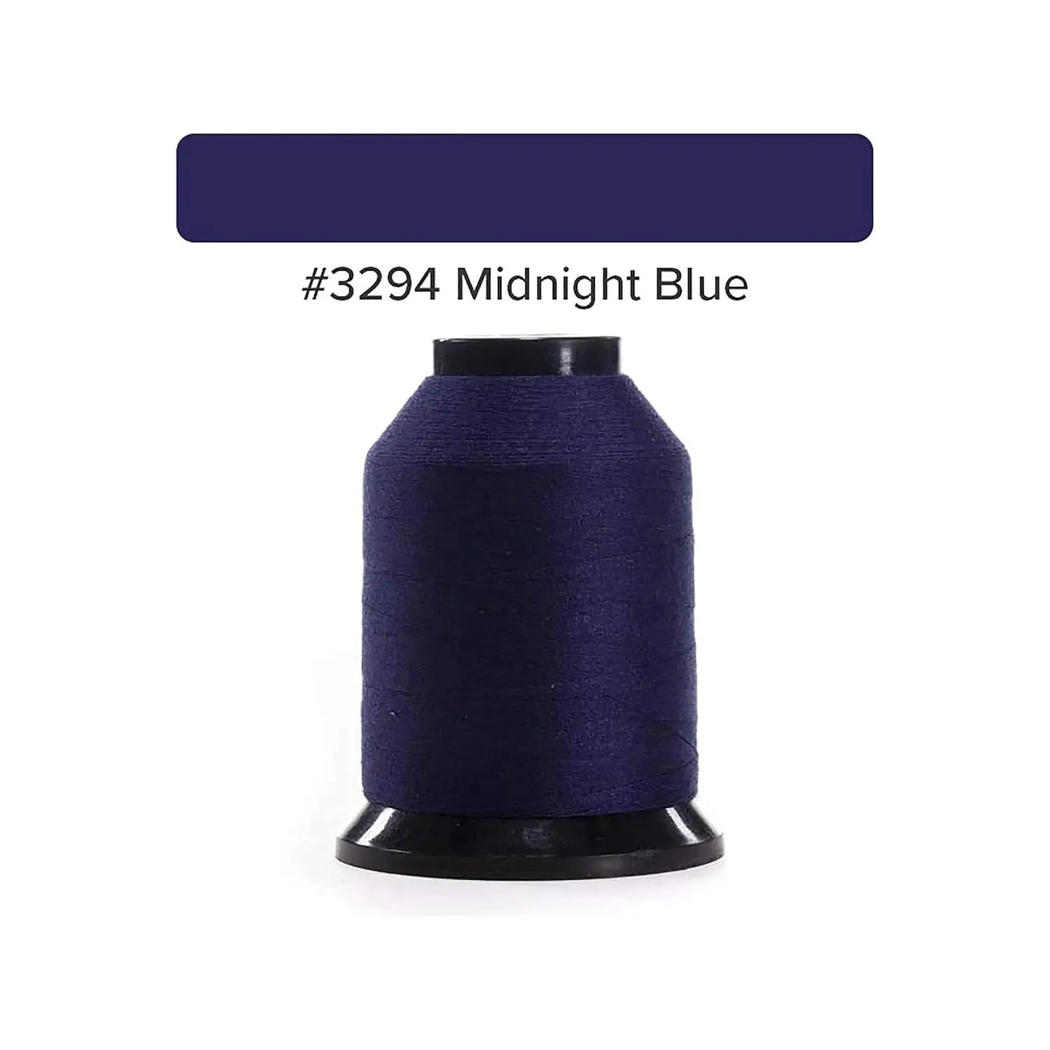 Finesse Quilting Thread - Solids 1500yds/1371m Polyester 50wt/3ply - 3294 Midnight Blue - Quilting Thread