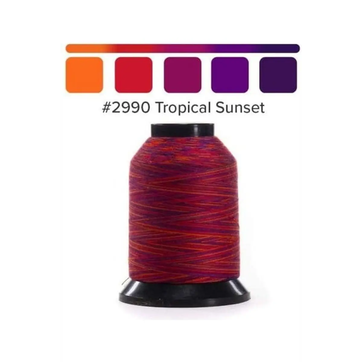 Finesse Quilting Thread - Variegated 1500yds/1371m Polyester 50wt/3ply
