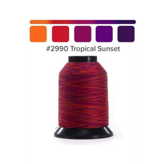 Finesse Quilting Thread - Variegated 1500yds/1371m Polyester 50wt/3ply