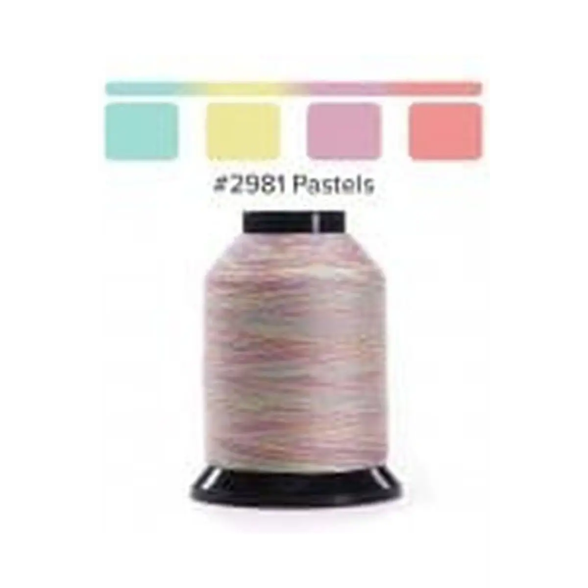 Finesse Quilting Thread - Variegated 1500yds/1371m Polyester 50wt/3ply