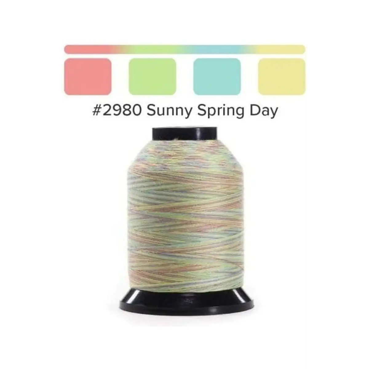 Finesse Quilting Thread - Variegated 1500yds/1371m Polyester 50wt/3ply