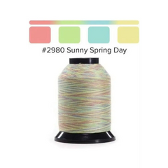 Finesse Quilting Thread - Variegated 1500yds/1371m Polyester 50wt/3ply