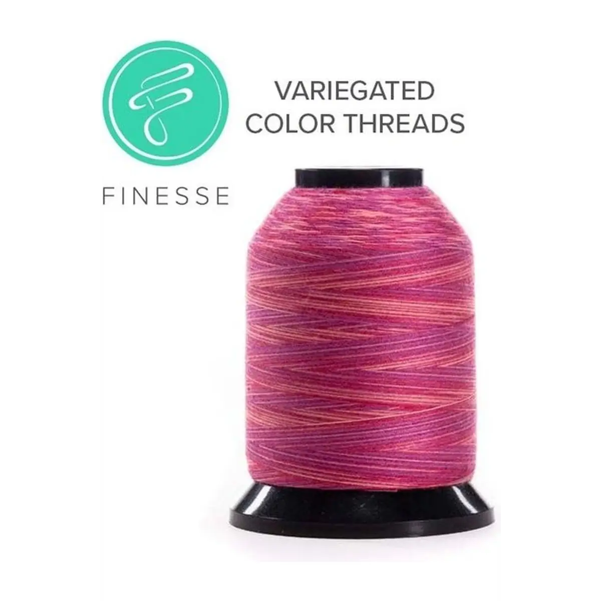 Finesse Quilting Thread - Variegated 1500yds/1371m Polyester 50wt/3ply